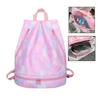 Outdoor Bags Women's Sports Bag For Shoes School Female Yoga Waterproof Swimming Beach Weekend Fitness Gym Travel Shoulder Backpack