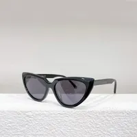 0182 Black Grey Cat Eye Sunglasses for Women Shades Sunnies UV400 Protection Eyewear with Box