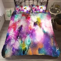 Bedding Sets Drop Comforter Cover Dream Sky Galaxy Bed Set Bohemia Mandala Duvet Pillowcases Home Textile Queen 228x228