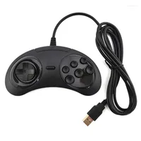 Game Controllers Wired USB Classic Gamepad 6 Buttons Console Handle PC Controller Joypad Computer