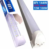 Veux du tube LED en forme de V 2 pieds 3 pieds 4ft 5ft 6 pieds 8ft 270 Angle Bulbe T8 Fixage intégré lampe à barres liais