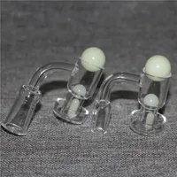 Smoking Water Bong Pipe Accessory Full Weld Terp Slurper Quartz Banger With 10mm 14mm Male clear Joint Beveled Edge