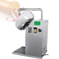 Small Coating Machine Pill Polishing Mixing Tools Chocolate Beans Candy Coating 220V Stainless Steel Food Processing Equipment