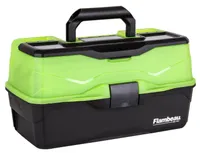 Flambeau Outdoors 6383fg 3 Tray Classic Tray Tackle Box Portable Tackle Organizer Frost Green Black