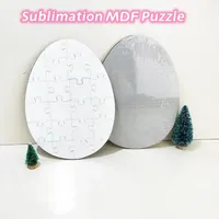 Easter gift Wooden Sublimation Egg puzzle Blank custom jigsaw MDF DIY Easter Puzzles