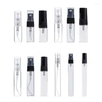 Storage Bottles 10pcs Mini Perfume Glass Bottle Empty Cosmetics Press Sample Test Tube Refillable Container