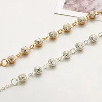 Anklets Beach Crystal Beads Anklet Trendy Sexy Rhinestone Foot Chain Female Bohemia Delicated Bracelet Lady Jewelry Gift