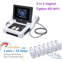Other Beauty Equipment 3 In 1 Vaginal Rejuvenation Technology 6D Hifu Vagina Tighten Beauty Salon Equipment 2 handles can work at same time