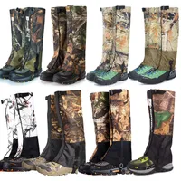 Gaiters Outdoor Waterproof Snow Leg Gaiters Boots Cover Hiking Climbing Hunting Double-Deck Gaiters Snow Legging Wraps Protection Guard 230203