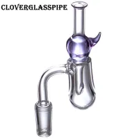 4mm Thick Smoking Accessories Quartz Banger with Carb Cap Flat Top Round Bottom Nail OD 20mm 10mm 14mm 19mm Male Female Glass Bong Dab Rigs