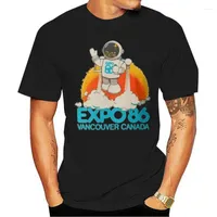Erkek Tişörtleri Homens 2023 T-Shirt 86 Expo Vancouver Kanada Unisex Das Mulheres Top