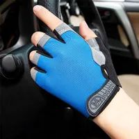 Cycling Gloves Half Finger Breathable Anti-slip Men Women MTB Bicycle Outdoor Sport Gym Yoga Training Hand