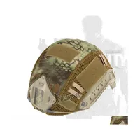Tactical Helmet Cover Airsoft Paintball Accessories Combat Upgraded Fast Er Mh Pj Base Jump Style For Hunting Drop Delivery Gear Equi Dh9Gc