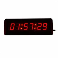 Wall Clocks Btbsign LED Countdown Clock Count Up Timer For Gym Speech Swim Use With Remote 1.5 Inch Red