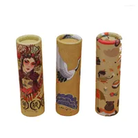 Storage Bottles 12.1mm Cosmetic Container Empty Kraft Paper Lipstick Tube Round Papery Lip Refillable Bottle Tubes 40pcs