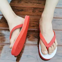 Rubber flip-flops Slippers new fashion wear beach personality clip foot flat non-slip rubbers slipper 48