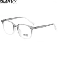 Sunglasses Swanwick Fashion Tr90 Anti Blue Light Glasses Square Men Clear Lens Big Frame Eyeglasses For Women Green Black Gift Items