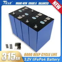 Grade A 3.2V 315Ah Lifepo4 Battery DIY 12V 24V 48V Rechargeable Battery Pack for Boat Golf Cart Solar Storage System Eu Tax Free