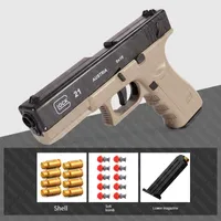 G21 Glock Reload Automatic Ejector Toys Toys Soft-Shell Gun sous la fourniture de pistolet manuel de Toy Gun Boy pour enfants