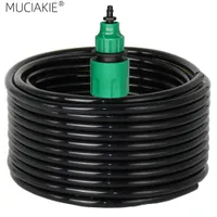 Garden Hoses 10202540 Meter 47mm Garden Water Hose with Quick Connector Micro Drip Misting Irrigation Tubing Pipe PVC Hose 14'' Hose 230203