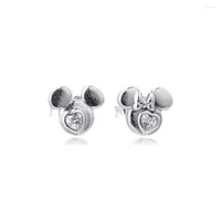 Stud Earrings Pendientes 2023 Collection For Woman Elegant Jewelry Making 925 Original Silver Fashion Earring