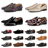 With Box Designer Christians Shoes s Classic Men Luxurys Designers Bottoms Dress Casual Shoes Platform Sneakers Oxfords Trainers Pa VmBg