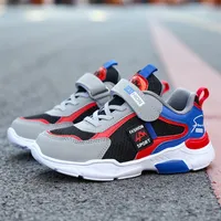 Sneakers Kids Casual Walking Sneakers Running Shoes for Boys Spring Fashion Leather Children Breathable Comfort Sport Shoes Outdoor 230203