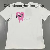 Męski projektant Tshirt Męskie koszulki spray spray miłość serce druk krótkiego rękawu T-koszulka mody aniołowie żeńskie koszulki graficzne 5 gxRW