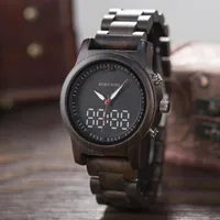Avanadores de pulso Bobo Bird Man Assista Digital Wacthes Wacthes Men's Quartz Watch Watch Male Wrist Watches for Timepieces Clock Custom