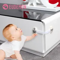 Baby Locks es EUDEMON 6pcs Cabinet Refrigerator Drawers Wardrobe Todder Kids Safety Plastic ABS PE Toilet 230204