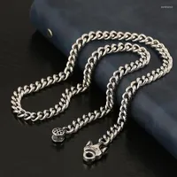 Chains RD Handmade Retro Collarbone Chain Simple Fashion Hipster Punk Necklace Style Cherry Blossom Long Jewelry