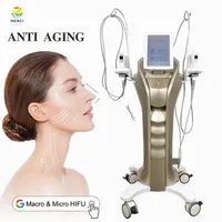 Ultrasonic Current Lifting Skin Machine RF Firming Eye Skin Anti-aging 4 Handles Massage Facial Cellulite Removal Body Slimming