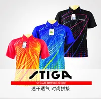 Outdoor TShirts Stiga Table tennis clothes for men and women clothing Tshirt short sleeved shirt ping pong Jersey Sport Jerseys 230204