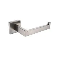 Toilet Paper Holders Modern Concise Square SUS 304 Staniless Steel Brushed Silver Holder Wall Mount Bathroom AccessoriesToilet