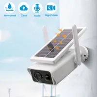 IP Cameras Solar P Battery Powered WiFi Outdoor Wireless Surveillance Security Waterproof 66 CCTV PIR 230204