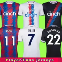 22 23 CRYSTAL OLISE Soccer Jerseys 2022 2023 PALACE ZAHA EZE J.AYEW Away white home Top Football shirt Kit BENTEKE SCHLUPP MATETA EDOUARD GALLAGHER jersey uniforms
