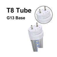 Led Tubes T8 Tube 0.6M 2Ft 12W 1100Lm Smd 2835 Light Lamps 2 Feet 600Mm 85265V Lighting Fluorescent Drop Delivery Lights Bbs Dhrwy