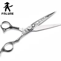 Hair Scissors FnLune Tungsten Steel Professional Salon Cut Barber Accessories cut Thinning Shear dressing Tools 230204