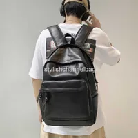 Backpack High Quality Women Man Backpack Soft Leather Men's Backpacks Girl Luxury Designer Back Pack Laptop Bag Large Capacity Travel Bag 0205 23