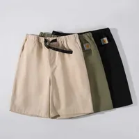Designer shorts fashion yellow label tooling scanties men women loose trend five-point pants couple sweatpants