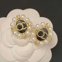 MOSSANITE STUDNIKA PROJEKTOWANIE DO KOLEDNIKÓW KOLUNDÓW KOLUNDÓW DIAMENTOWANY KRÓLANIE Luksusowa biżuteria Kobiety Pearl Earcing Jewels Ohrringe Party Walentynki Dzień