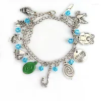Link Bracelets Charm Bracelet Dream Life Romantic Film Series Accessories Crystal Beads Bangles For Women Gift