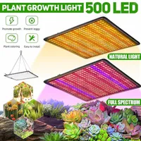 Grow Lights 500LEDSフルスペクトル5000W LED Plant Light Fitolamp Culture Indoor Vegs Cultivo Growbox Tent Greenhouse Horticole