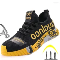 Boots Safety Shoes For Men Outdoor Anti-smashing Construction Work Puncture Proof Indestructible Sneaker