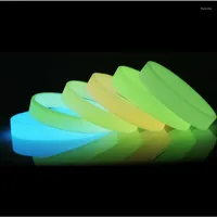 Bangle Glow In The Dark Noctilucous Silicone Rubber Wristband Bracelet
