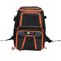 Ozark Trail Elite Fishing Tackle Backpack with Bait Cooler Black