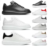 2023 new fashion Oversized Lace Up Casual Shoes Flat Platform White Black Sole Leather Luxury Velvet Suede Women Espadrilles Sneakers Men's Women's 36-45