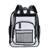Outdoor Bags 1PC Waterproof Transparent School Bag See Through Backpacks High Quality Large Capacity Sports Backpack