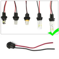 Alla terränghjul delar 2st T10 W5W 168 194 Förlängning LED -glödlampa Lampbashållare Adapter Socket Harness Plugs Car Connector