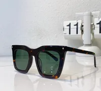 Havana Green Square Sunglasses for Women Sun Glasses Shades lunette de soleil UV400 Protection Eyewear with Box
